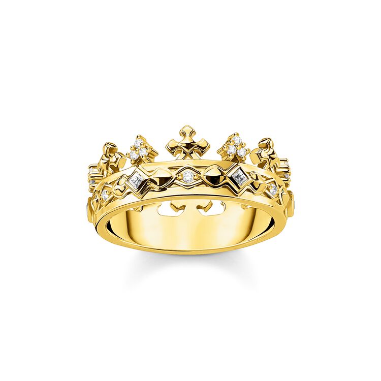 Ring Krone Gold Von Thomas Sabo Sch Nes Ringe Von Hoher Qualit T