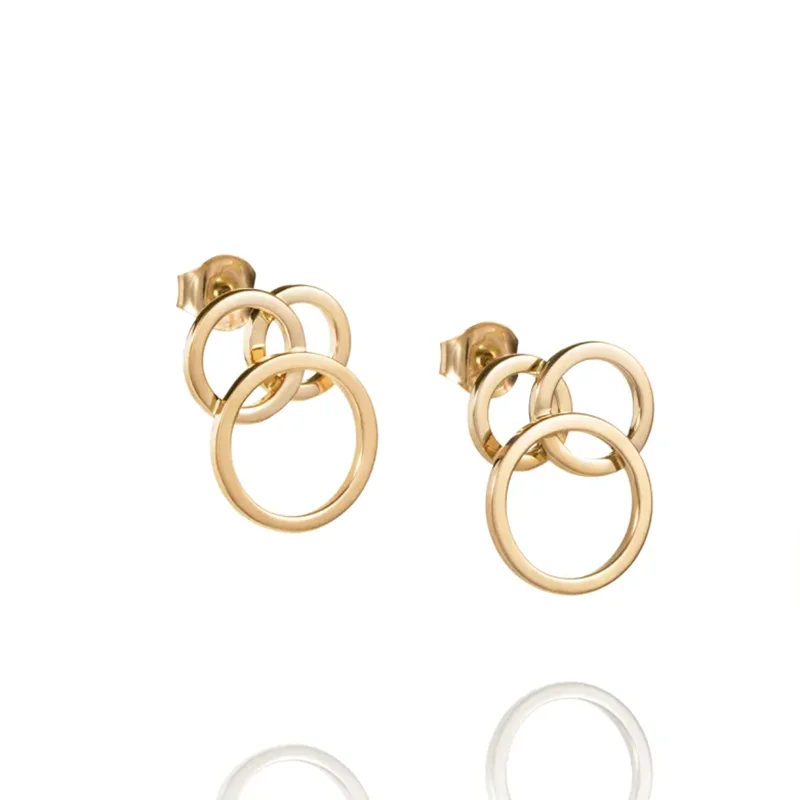 Bubbles Ear Gold Efva Attling Skandinavisches Design Nordic Spectra